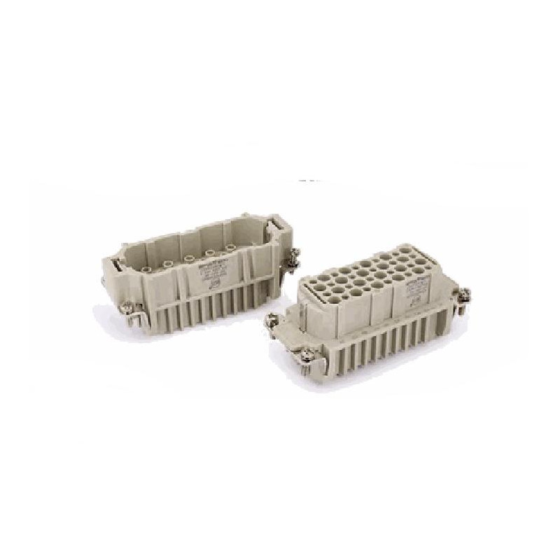 Insert HD, Raccordement à Sertir, mâle, 40 pin, 10A, Polycarbonate, 16B|32B 